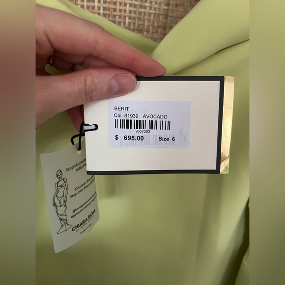 NWT Chiara Boni La Petite Robi BERIT avocado dress - Picture 6 of 10